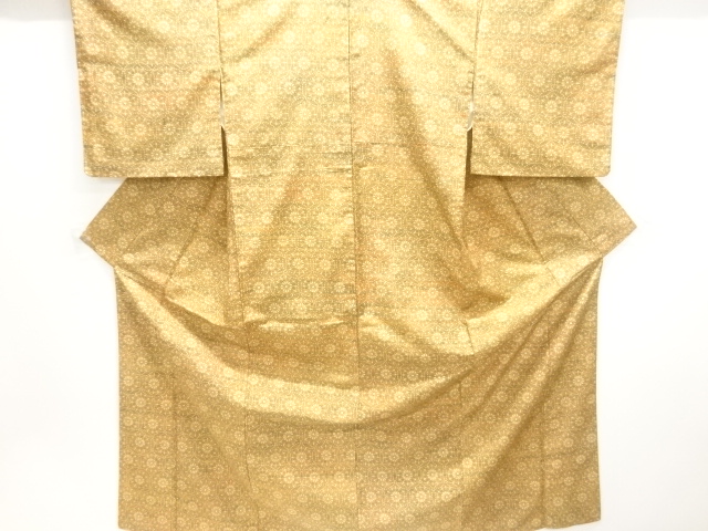 JAPANESE KIMONO / OSHIMA TSUMUGI / FLOWER